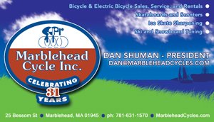 Marblehead Cycle Business Card Front