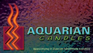 Aquarian Candles Business Card - Front