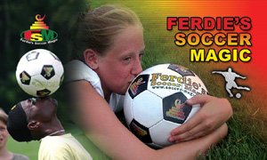 Ferdie's Soccer Magic Business Card Sample - Front